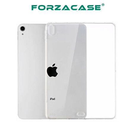 Forzacase iPad Pro 12.9 inch 2018 ile Uyumlu Silikon Kılıf Şeffaf - FC013