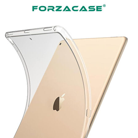 Forzacase iPad Pro 12.9 inch 2015 - 2017 modelleri ile Uyumlu Silikon Kılıf Şeffaf - FC013