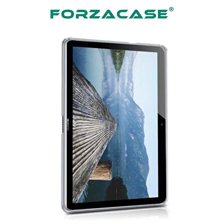 Forzacase Huawei Mediapad T3 10 9.6 inch ile Uyumlu Silikon Kılıf Şeffaf - FC013