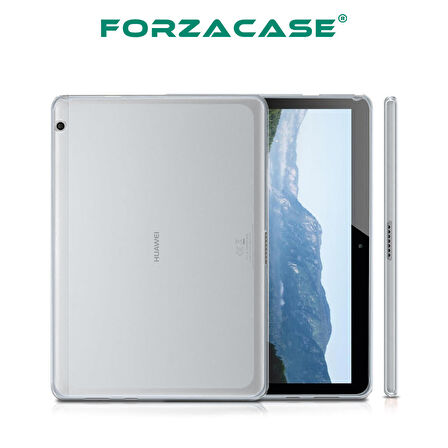 Forzacase Huawei Mediapad T3 10 9.6 inch ile Uyumlu Silikon Kılıf Şeffaf - FC013