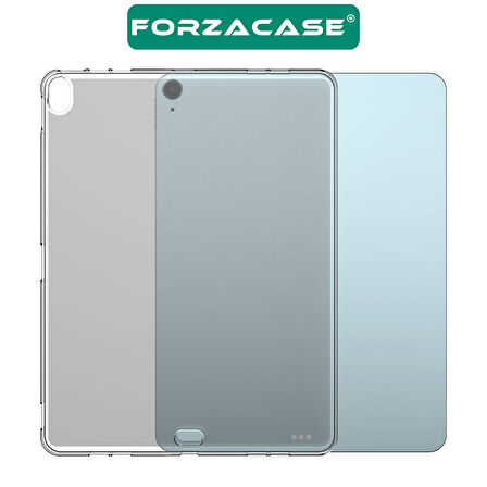 Forzacase iPad Air 13 2025 ile Uyumlu Silikon Kılıf Şeffaf - FC013