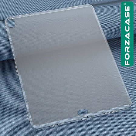 Forzacase iPad Air 13 2025 ile Uyumlu Silikon Kılıf Şeffaf - FC013