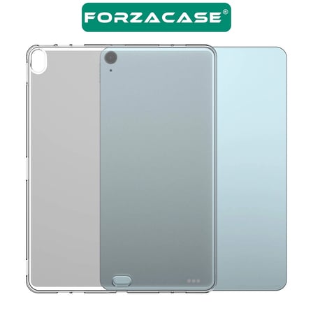 Forzacase iPad Air 11 2026 11 inch ile Uyumlu Silikon Kılıf Şeffaf - FC013
