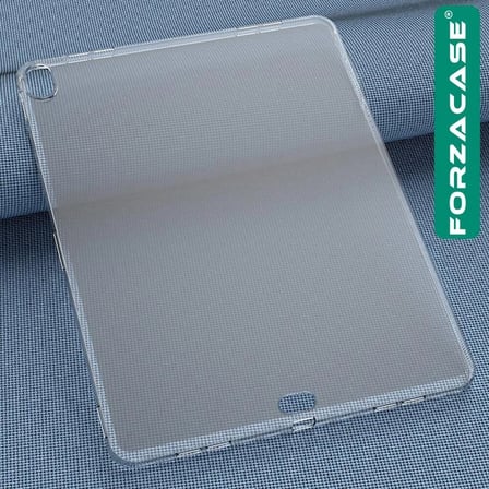 Forzacase iPad Air 13 2026 13 inch ile Uyumlu Silikon Kılıf Şeffaf - FC013