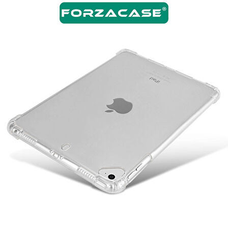 Forzacase iPad mini 1-2-4 7.9 inch ile uyumlu Anti Shock Silikon Kılıf Şeffaf - FC014