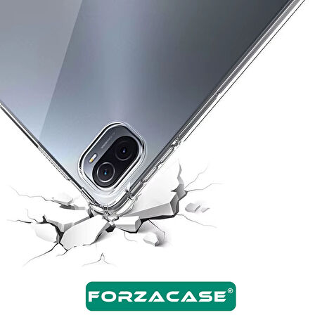 Forzacase Xiaomi Pad 5 11 inch Teblet ile uyumlu Anti Shock Silikon Kılıf Şeffaf - FC014