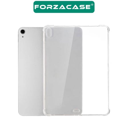Forzacase Apple iPad Air 13 2026 13 inch ile uyumlu Anti Shock Silikon Kılıf Şeffaf - FC014