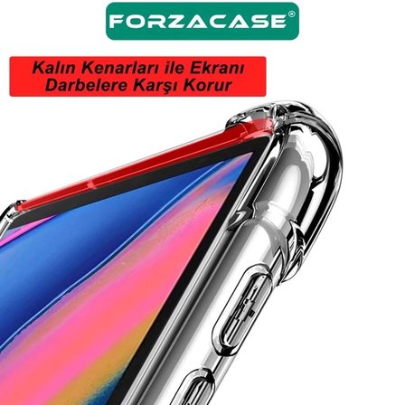 Forzacase ZTE Nubia Redmagic Astra 9.06 inch ile uyumlu Anti Shock Silikon Kılıf Şeffaf - FC014