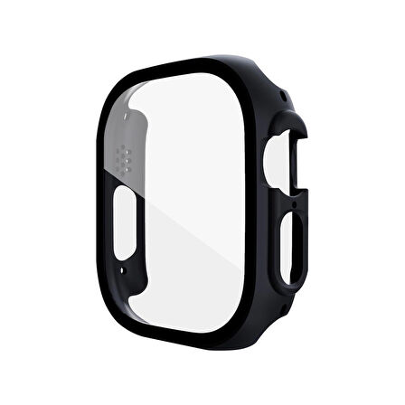 Forzacase Apple Watch 44mm Uyumlu Önü Kapalı Ekran Korumalı Sert Rubber Kılıf - FC015