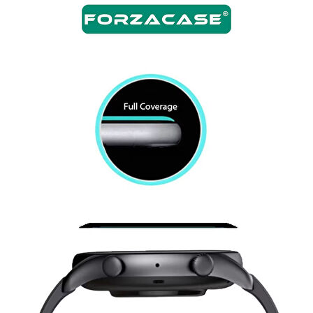 Forzacase Huawei Band 10 ile uyumlu Çerçeveli Tam Kaplayan 3D Pet Ekran Koruyucu Film - FC016