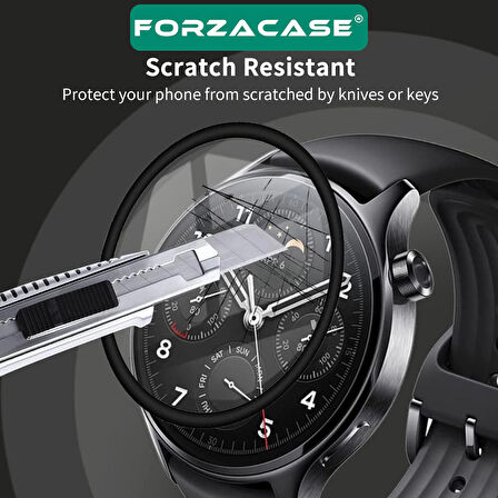 Forzacase Xiaomi Watch S1 Pro için Çerçeveli Tam Kaplayan 3D Pet Ekran Koruyucu Film - FC016