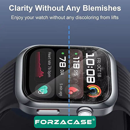 Forzacase Huawei Watch D2 için Çerçeveli Tam Kaplayan 3D Pet Ekran Koruyucu Film - FC016