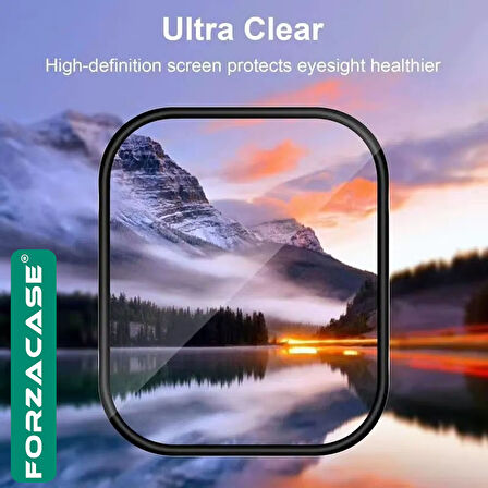 Forzacase Huawei Watch D2 için Çerçeveli Tam Kaplayan 3D Pet Ekran Koruyucu Film - FC016