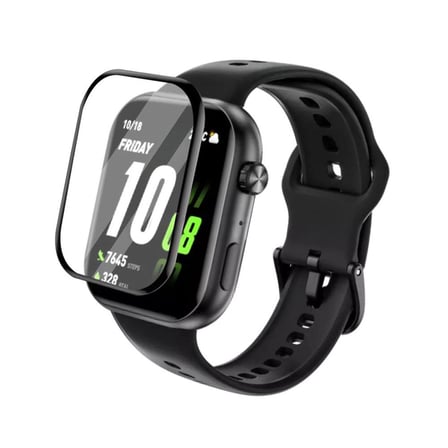 Forzacase Honor Watch X5i ile uyumlu Çerçeveli Tam Kaplayan 3D Pet Ekran Koruyucu Film - FC016
