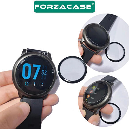 Forzacase Haylou Solar LS05 için Çerçeveli Tam Kaplayan 3D Pet Ekran Koruyucu Film - FC016