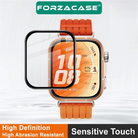 Forzacase Huawei Watch Fit 5 Pro için Çerçeveli Tam Kaplayan 3D Pet Ekran Koruyucu Film - FC016
