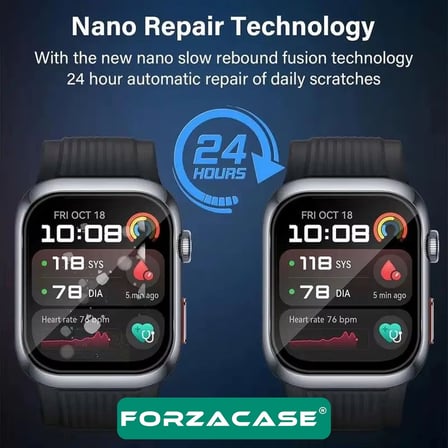 Forzacase Huawei Watch D3 için Çerçeveli Tam Kaplayan 3D Pet Ekran Koruyucu Film - FC016