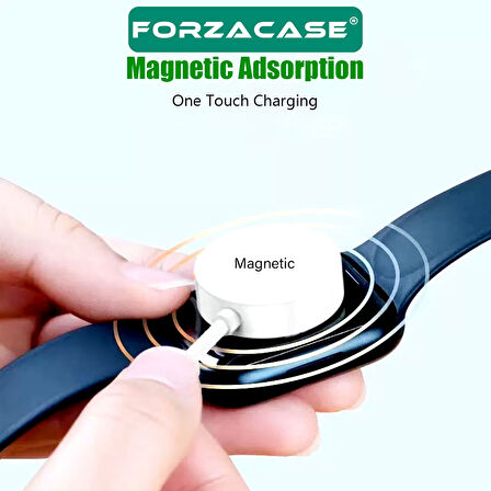 Forzacase Apple Watch 9 41mm ve 45mm ile uyumlu Type-C Manyetik Şarj Kablosu 1 metre - FC017