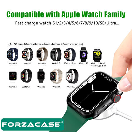 Forzacase Apple Watch Akıllı Saatler ile uyumlu Type-C Manyetik Şarj Kablosu 1 metre - FC017
