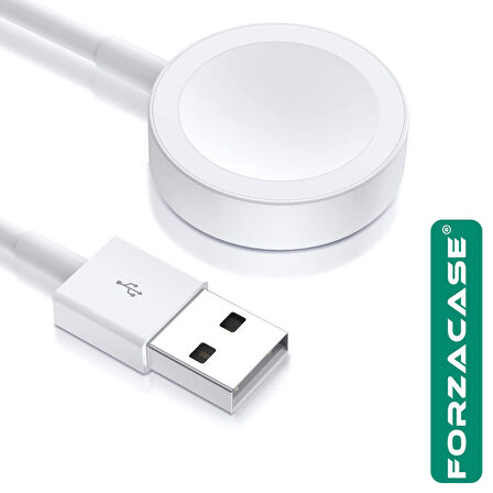 Forzacase HK Watch 4 / 5 / 8 / 9 Serisi ile uyumlu USB Manyetik Şarj Kablosu 1 metre - FC017