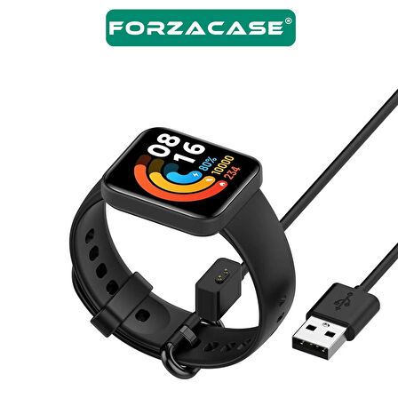 Forzacase Xiaomi Redmi Watch 3 Active uyumlu USB Manyetik Şarj Kablosu 55 cm - FC017