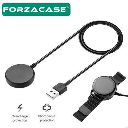 Forzacase Samsung Galaxy Watch 6 Serileri için USB Manyetik Şarj Kablosu - FC017
