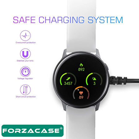 Forzacase Samsung Galaxy Watch 6 Serileri için Type-C Manyetik Şarj Kablosu - FC017