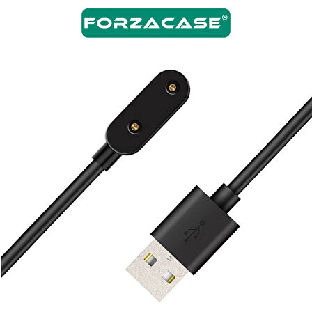 Forzacase Huawei Band 6 / Band 7 / Watch Fit 2 ile uyumlu USB Manyetik Şarj Kablosu 1 metre - FC017