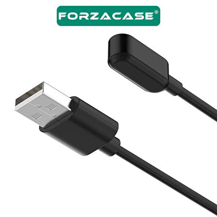 Forzacase Huawei Band 6 / Band 7 / Watch Fit 2 ile uyumlu USB Manyetik Şarj Kablosu 1 metre - FC017
