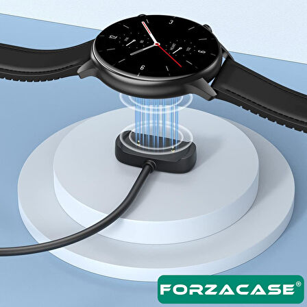 Forzacase Amazfit GTR 2 - 2e / GTS 2 - 2e ile uyumlu USB Manyetik Şarj Kablosu 1 metre - FC017