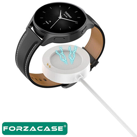 Forzacase Xiaomi Watch 2 Pro / S2 / S3 ile uyumlu USB Manyetik Şarj Kablosu 1m - FC017