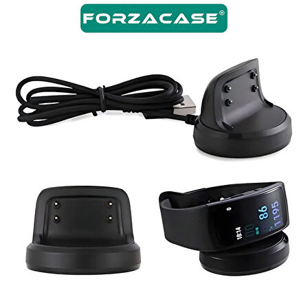 Forzacase Samsung Galaxy Fit 2 Akıllı Saat ile uyumlu USB Manyetik Şarj Kablosu 1 metre - FC017