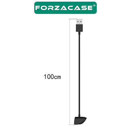 Forzacase Samsung Galaxy Fit 2 Akıllı Saat ile uyumlu USB Manyetik Şarj Kablosu 1 metre - FC017