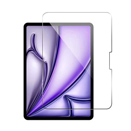 Forzacase iPad Air 13 2025 M3 13 inch ile uyumlu Temperli Kırılmaz Cam Ekran Koruyucu - FC021