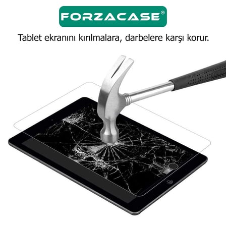 Forzacase Honor Pad 20 Pro 12.1 inch ile uyumlu Temperli Kırılmaz Cam Ekran Koruyucu - FC021