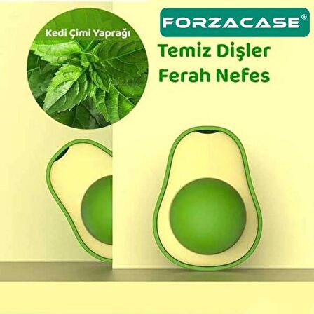 Forzacase Avokado Kedi Nanesi Catnip Kediler için Yalama Topu - FC031