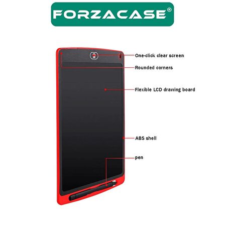 Forzacase 8.5 inch Dijital Kalemli Çizim Yazı Tahtası Eğitim Tableti 1 Adet - FC048