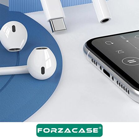 Forzacase Type-C to 3.5 mm Kulaklık Çevirici Jack Adaptör - FC060