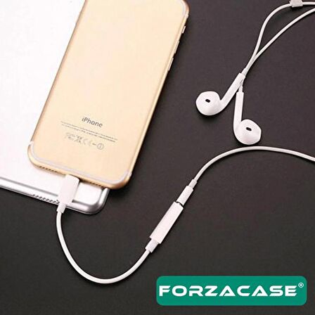 Forzacase Lightning to 3.5 mm Kulaklık Çevirici Jack Adaptör - FC062