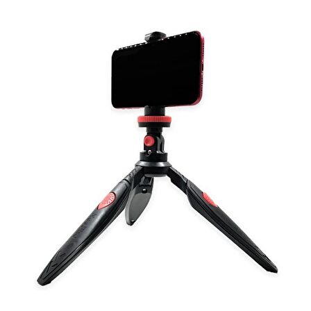 Forzacase Cep Telefonu Ve Kamera için Çok Fonksiyonlu 3 Ayak Tripod + Telefon Tutucu - FC064