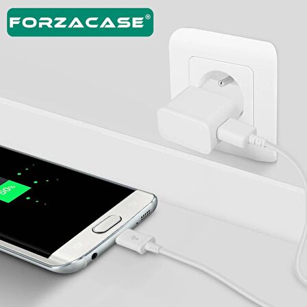 Forzacase Micro USB 3A USB Şarj ve Data Kablosu 1m - FC067