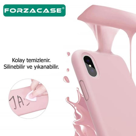 Forzacase Xiaomi Redmi 12C uyumlu Liquid Serisi İçi Kadife Lansman Silikon Kılıf