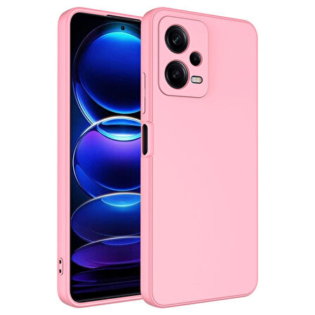 Forzacase Xiaomi Redmi Note 12 5G uyumlu Liquid Serisi İçi Kadife Lansman Silikon Kılıf