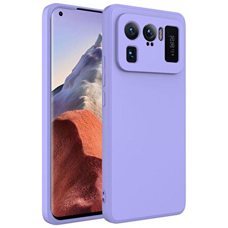 Forzacase Xiaomi 11 Ultra uyumlu Liquid Serisi İçi Kadife Lansman Silikon Kılıf
