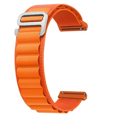 Forzacase Amazfit GTR 3 / GTR 3 Pro için Kancalı Kumaş Kordon Kayış - FC156