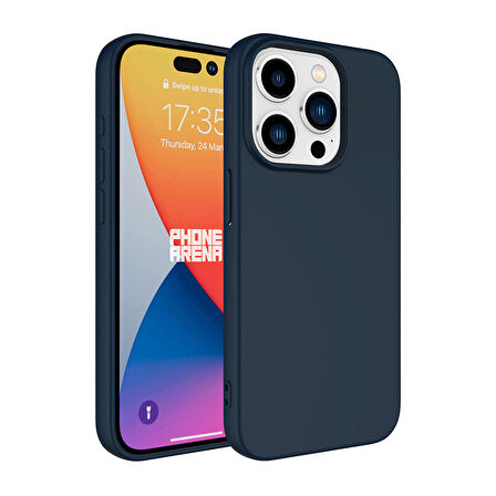 Forzacase iPhone 15 Plus uyumlu Liquid Serisi İçi Kadife Lansman Silikon Kılıf