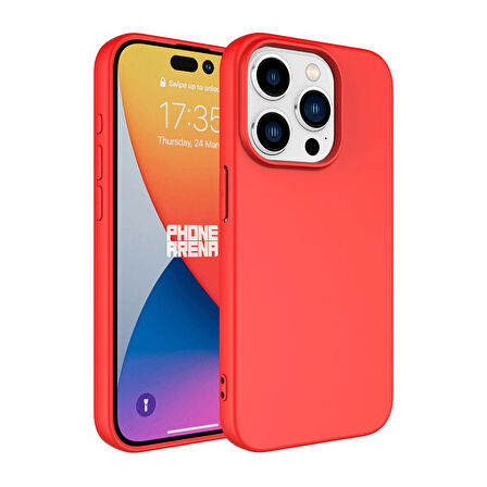 Forzacase iPhone 15 Pro uyumlu Liquid Serisi İçi Kadife Lansman Silikon Kılıf