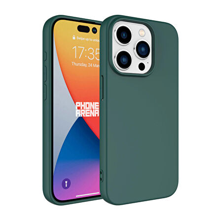 Forzacase iPhone 15 Pro Max uyumlu Liquid Serisi İçi Kadife Lansman Silikon Kılıf
