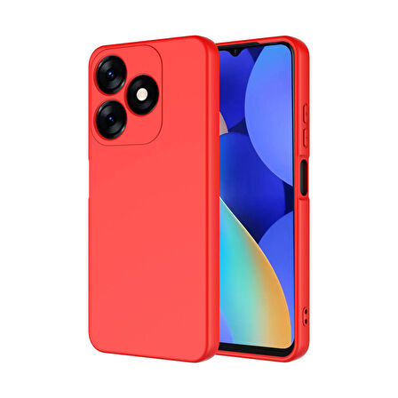 Forzacase Tecno Spark 10 4G uyumlu Liquid Serisi İçi Kadife Lansman Silikon Kılıf