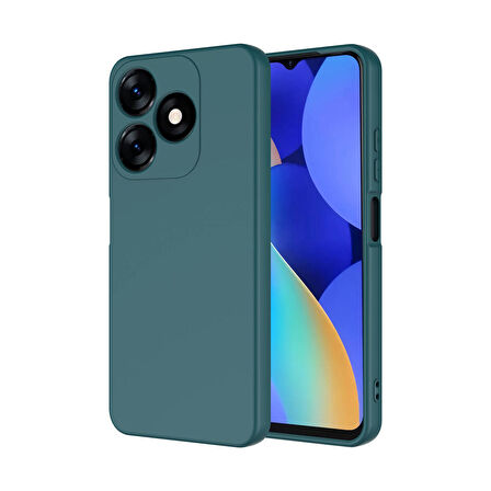 Forzacase Tecno Spark 10 4G uyumlu Liquid Serisi İçi Kadife Lansman Silikon Kılıf